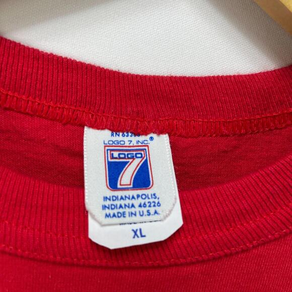 Vintage '90s NBA Atlanta Hawks Logo 7 T-Shirt XL - Picture 4 of 12